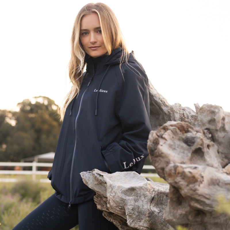 LeMieux Indra Waterproof Jacket in Navy-3